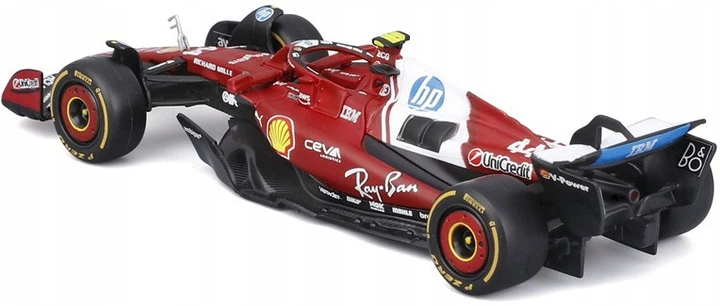 Metalowy model samochodu Bburago Ferrari Formula SF-25 L.Hamilton 1:43 36853_44 (4893993018215) - obraz 4
