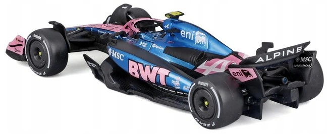 Металева модель автомобіля Bburago Formula Alpine A525 F. Colapinto 1:43 38257_43 (4893993020171) - зображення 4