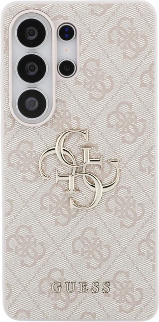 Etui plecki Guess 4G Big Metal Logo do Samsung Galaxy S26 Ultra Pink (3666339613778) - obraz 3