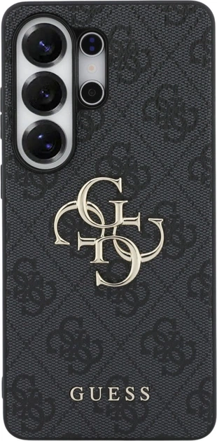 Etui plecki Guess 4G Big Metal Logo do Samsung Galaxy S26 Ultra Black (3666339613716) - obraz 3