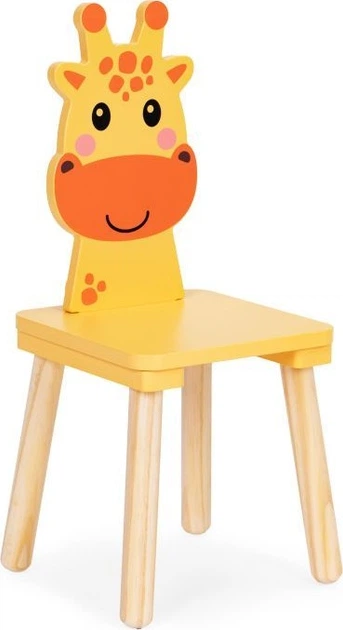 Zestaw mebli dla dzieci EcoToys stolik 2 krzesła Żyrafa 6162 (5905817007035) - obraz 6