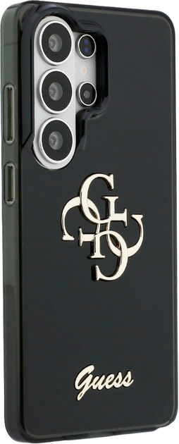Etui Guess IML Big Metal 4G Script do Samsung Galaxy S26 Ultra Black (3666339613594) - obraz 4