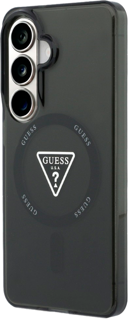 Etui Guess IML Gradient Triangle MagSafe do Samsung Galaxy S26 Black (3666339613631) - obraz 2