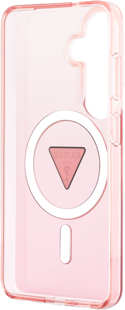 Etui Guess IML Gradient Triangle MagSafe do Samsung Galaxy S26 Pink (3666339613662) - obraz 7