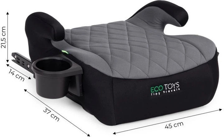 Автокрісло EcoToys ISOFIX сидіння для дітей i-SIZE зріст 125-150 см з підсклянником RDCF04-ISO (5905817007967)  - зображення 8
