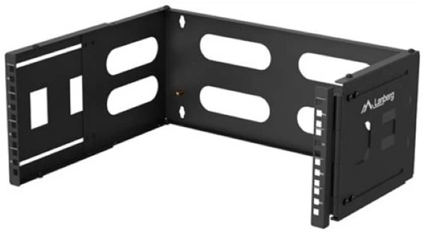 Настінне кріплення Lanberg 19" 4U 497x400/240 Black (FB01-5404-10B) - зображення 2