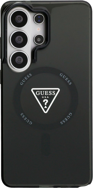 Etui Guess IML Gradient Triangle MagSafe do Samsung Galaxy S26 Ultra Black (3666339613655) - obraz 3