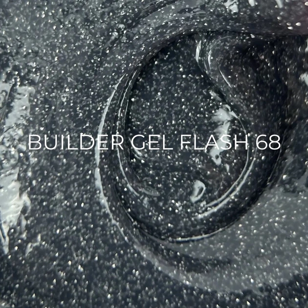EDLEN Builder Gel Flash Світловідбиваючий гель №68, 30 мл - Фото 2 EDLEN Builder Gel Flash Світловідбиваючий гель №68, 30 мл - изображение 2