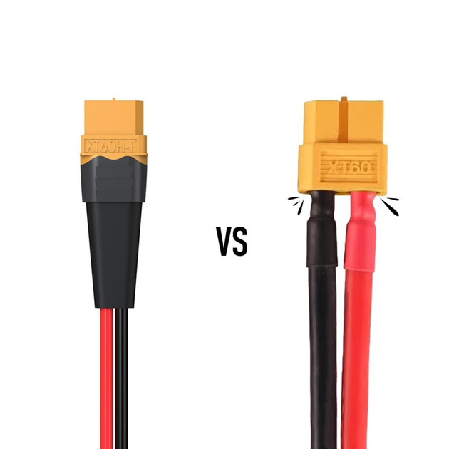 Кабель питания XT60H-F (female) с кольцевыми клеммами 10AWG длиной 1 метр - изображение 4