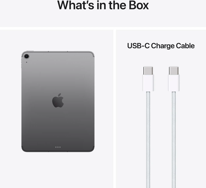 Планшет Apple iPad Air 11" M4 2026 Wi-Fi + Cellular 128GB Space Grey (MH784TY/A) - изображение 10