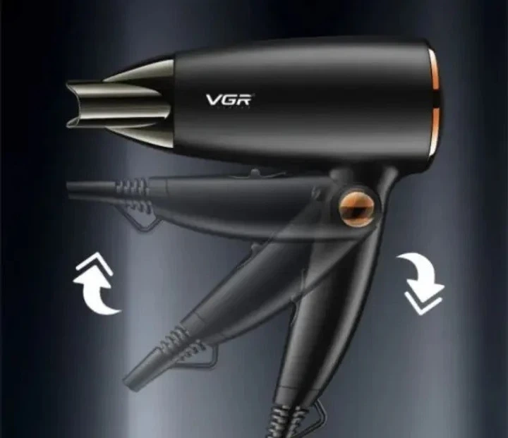 Фен для волос VGR V-439, складной, дорожный - изображение 5