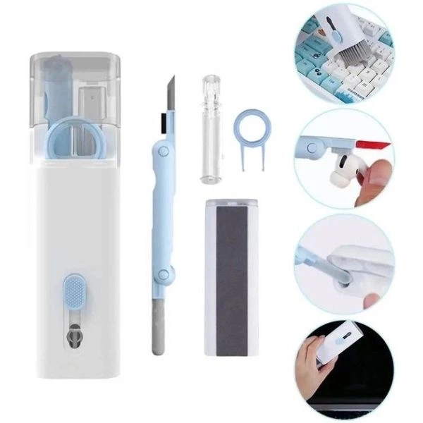 Многофункциональный набор Multifunction Cleaning Brush 7 в 1 для чистки электроники и гаджетов - Фото 1 Многофункциональный набор Multifunction Cleaning Brush 7 в 1 для чистки электроники и гаджетов - изображение 1