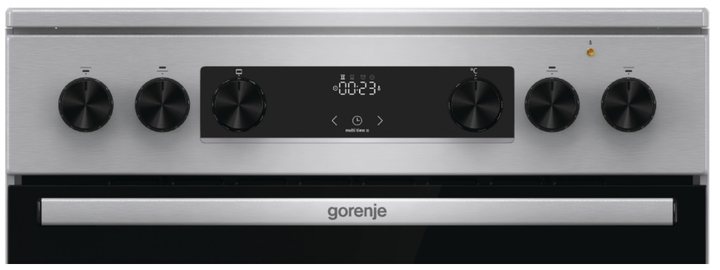 Плита склокераміка Gorenje GECS 6C70 XC 71 л 4 конфорки Сірий - Фото 6 Плита склокераміка Gorenje GECS 6C70 XC 71 л 4 конфорки Сірий - зображення 6