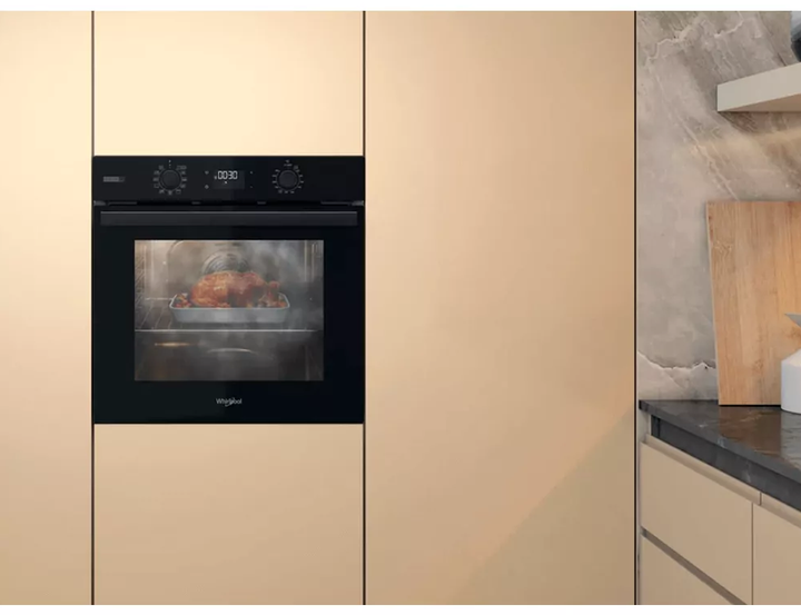 Вбудована духовка Whirlpool OMSR58CU1SB Електрична 71 л Чорний - зображення 9