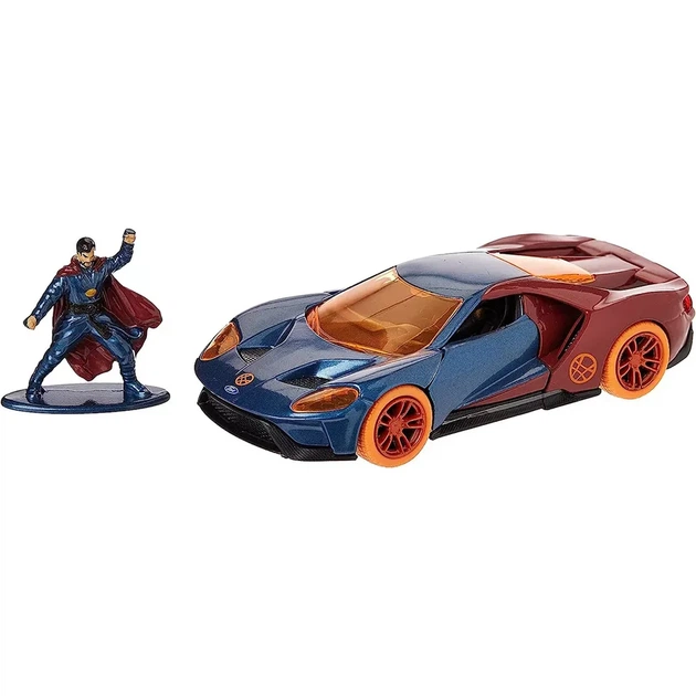 Автомодель Jada Marvel Мстители Ford GT с фигуркой Доктора Стрейнджа 1:32 (253223013) - Фото 1 Автомодель Jada Marvel Мстители Ford GT с фигуркой Доктора Стрейнджа 1:32 (253223013) - изображение 1