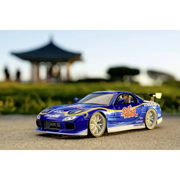 Машинка Jada Вуличний боєць Mazda RX-7 з фігуркою Чан-лі 1:24 (253255062) - зображення 8