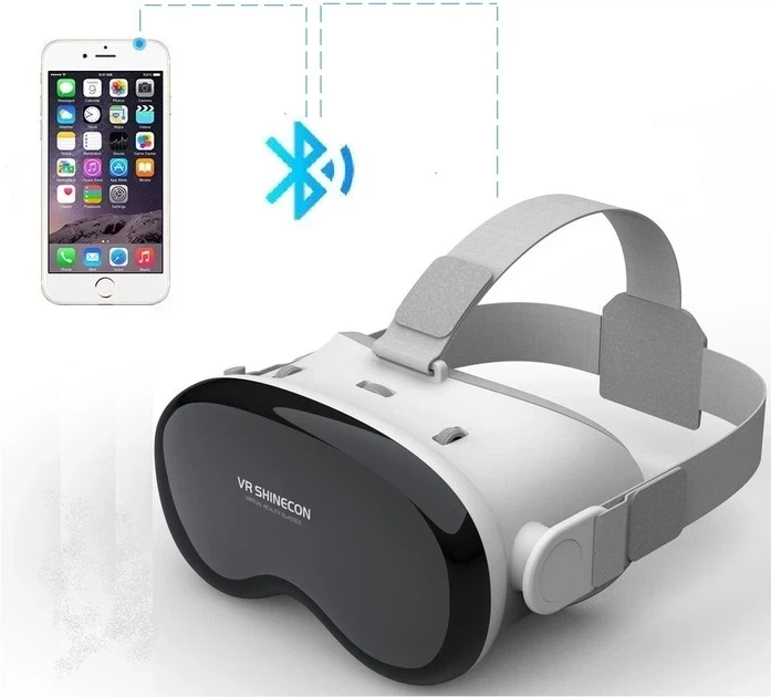 VR очки с геймпадом VR LUX PRO – комплект: 3D очки Shinecon G18EB + беспроводной джойстик Terios X3, для смартфонов 4.7–6.7", - изображение 3