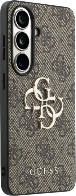 Etui plecki Guess 4G Big Metal Logo do Samsung Galaxy S26 Plus Brown (3666339613730) - obraz 4