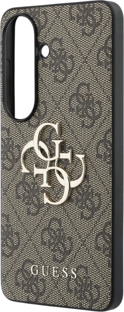 Etui plecki Guess 4G Big Metal Logo do Samsung Galaxy S26 Plus Brown (3666339613730) - obraz 6