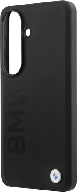 Etui BMW IML Leather Hot Stamp MagSafe do Samsung Galaxy S26+ Black (BMHMS26M25SLLBK) - obraz 6