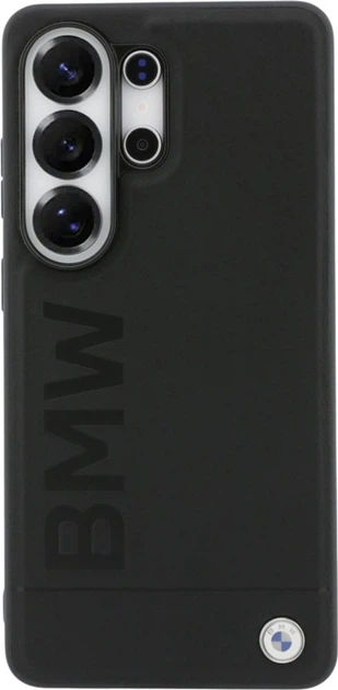 Etui BMW IML Leather Hot Stamp MagSafe do Samsung Galaxy S26 Ultra Black (BMHMS26L25SLLBK) - obraz 3