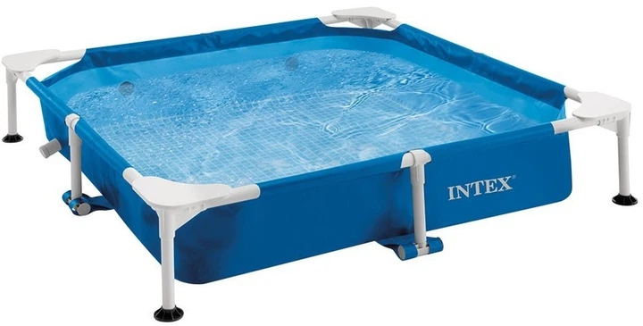 Басейн каркасний для собак Intex Paws 48402NP квадратний з насосом 152 × 30.5 см (6941057429304) - зображення 3