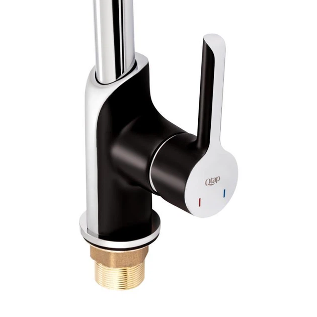 Смеситель для кухни Qtap Grand QTGRABCR007F Chrome/Black - изображение 4