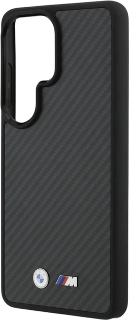 Etui BMW M Kevlar Logo MagSafe do Samsung Galaxy S26 Ultra Black (BMHMS26L24CFMMK) - obraz 6