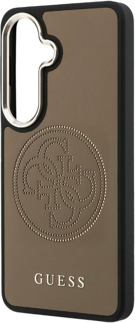 Etui Guess Perforated Logo MagSafe do Samsung Galaxy S26 Brown (3666339613099) - obraz 6