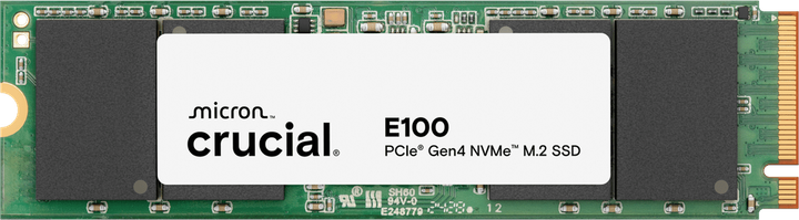 Накопичувач SSD 480GB Crucial E100 PCI-E M.2 2280 CT480E100SSD8 - Фото 2 Накопичувач SSD 480GB Crucial E100 PCI-E M.2 2280 CT480E100SSD8 - зображення 2