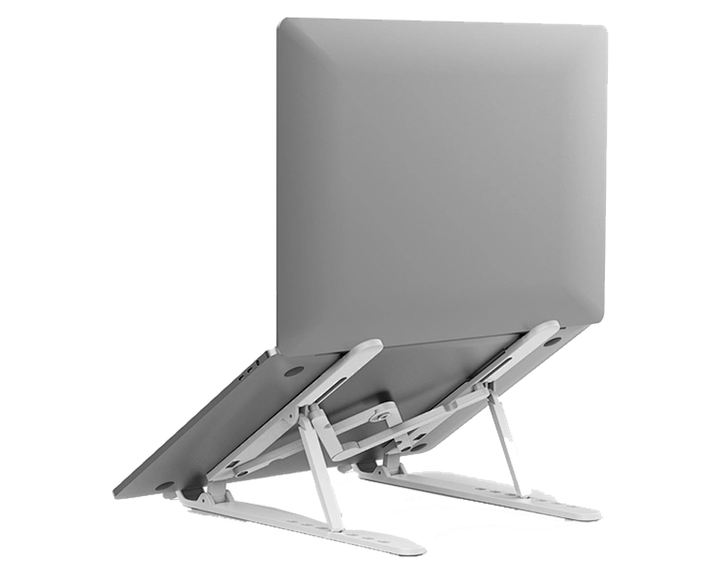Підставка для ноутбука WIWU s500 Foldable Laptop Stand складана біла - зображення 4