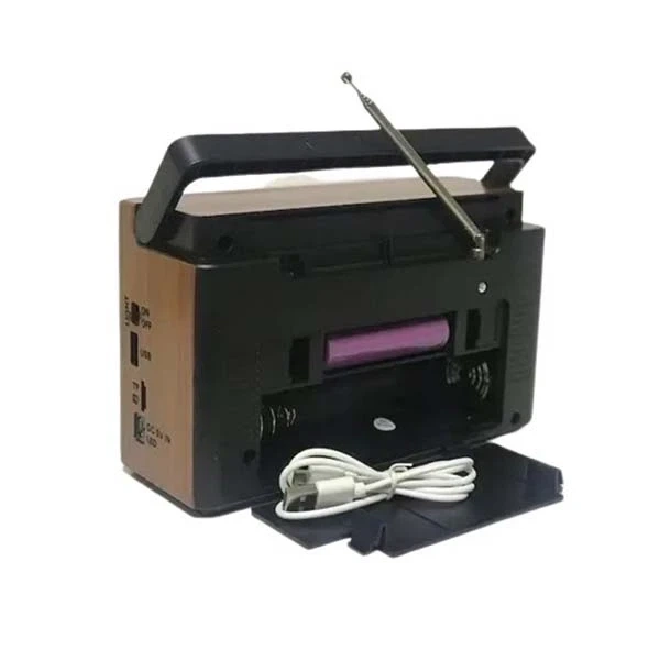 Портативний радіоприймач Everton RT-321 FM/AM/SW/Bluetooth/USB/ліхтарик - зображення 4