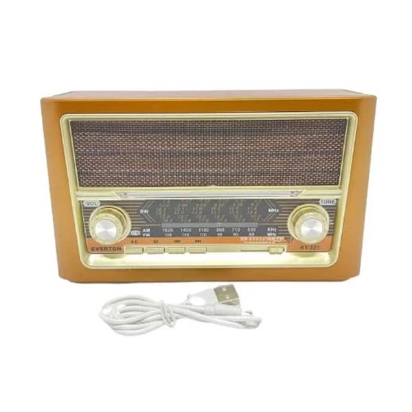 Портативний радіоприймач Everton RT-321 FM/AM/SW/Bluetooth/USB/ліхтарик - зображення 6