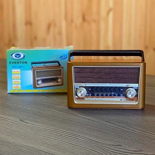 Портативний радіоприймач Everton RT-321 FM/AM/SW/Bluetooth/USB/ліхтарик - зображення 8