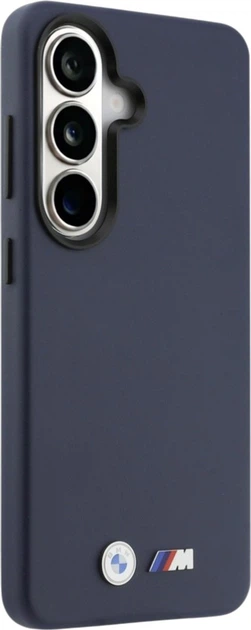 Etui BMW M Metal Logo MagSafe do Samsung Galaxy S26 Navy (BMHMS26S25PFWKCKV) - obraz 4