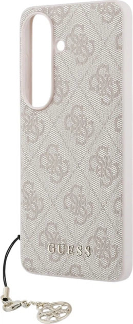 Панель Guess 4G Classic Logo Charm MagSafe для Samsung Galaxy S26 Pink (3666339614003) - зображення 5