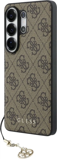 Etui plecki Guess 4G Classic Logo Charm MagSafe do Samsung Galaxy S26 Ultra Brown (3666339613990) - obraz 2