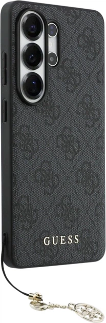 Etui plecki Guess 4G Classic Logo Charm MagSafe do Samsung Galaxy S26 Ultra Black (3666339613976) - obraz 3