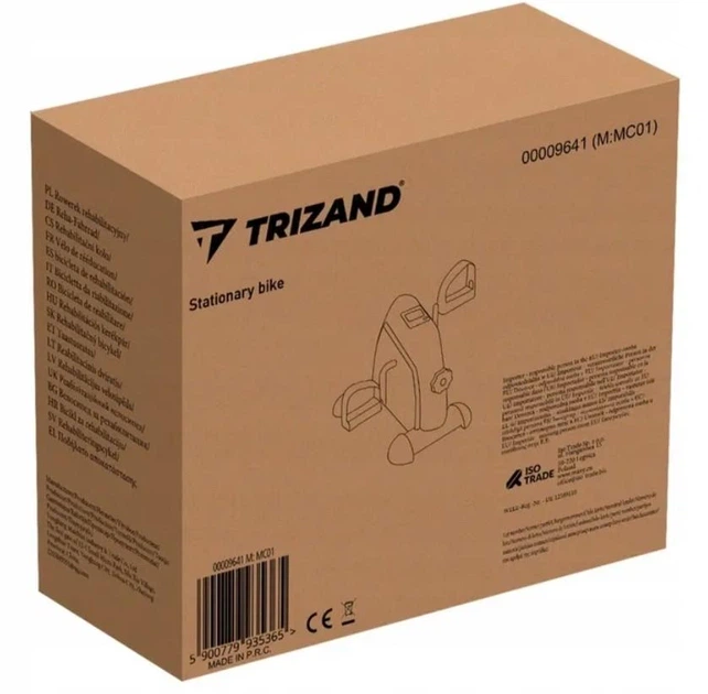 Мини велотренажер Trizand 9641 для реабилитации рук и ног,домашний педальный тренажер - изображение 12
