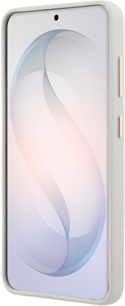 Etui Guess Rhinestone Round Logo MagSafe do Samsung Galaxy S26 Beige (3666339613426) - obraz 5