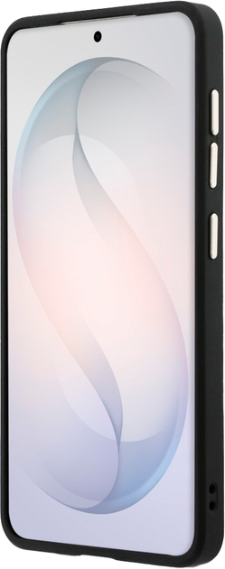 Etui Guess Saffiano Peony Embossed Ring MagSafe do Samsung Galaxy S26 Black (3666339613273) - obraz 5