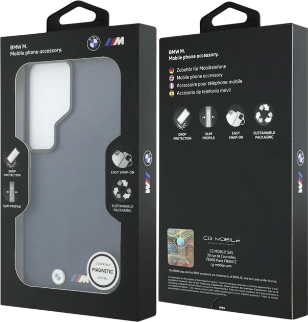 Etui BMW M Metal Logo do Samsung Galaxy S26 Ultra Navy (BMHMS26L25PFWKCKV) - obraz 8