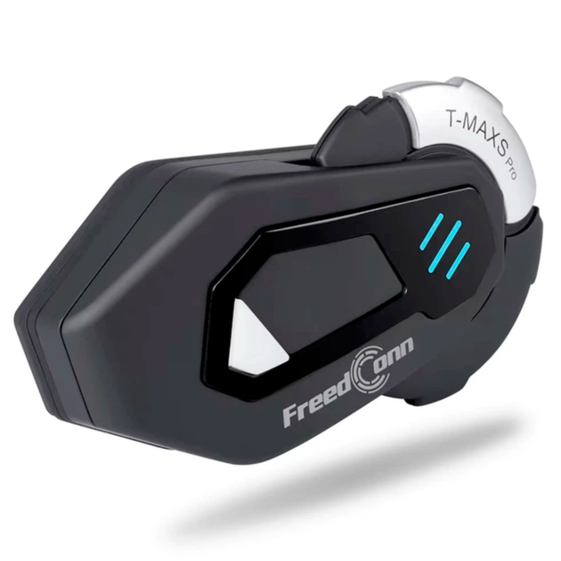 Bluetooth мотогарнітура FreedConn T-MAX S Pro для шолома мотоінтерком до 1200 м 6 користувачів IPX65 - Фото 1 Bluetooth мотогарнітура FreedConn T-MAX S Pro для шолома мотоінтерком до 1200 м 6 користувачів IPX65 - зображення 1