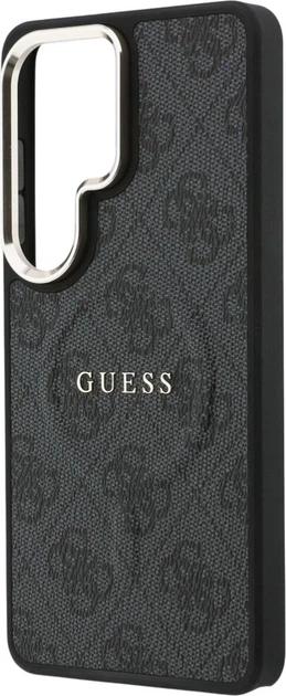 Etui plecki Guess 4G Embossed Ring MagSafe do Samsung Galaxy S26 Ultra Black (3666339613174) - obraz 6