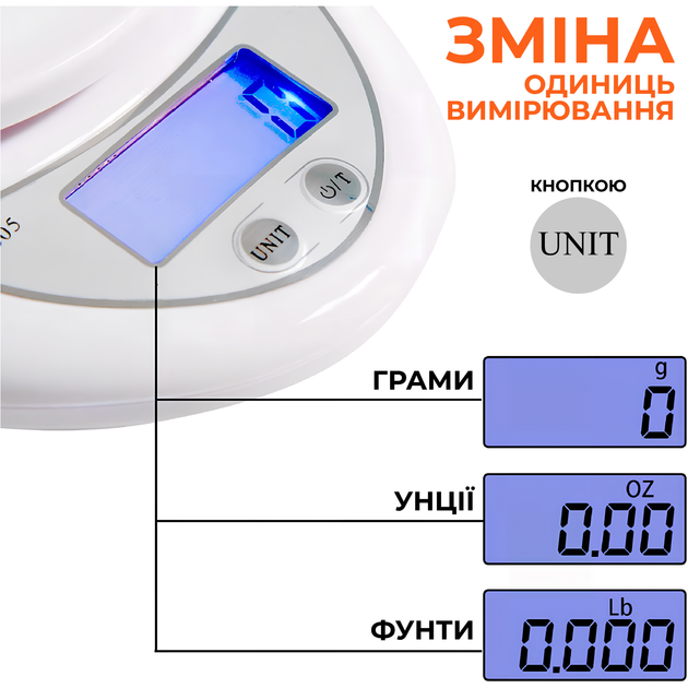 Весы кухонные весы электронные высокоточные от 1 г до 3000г с чашей для взвешивания Kayfovo B05 - изображение 3