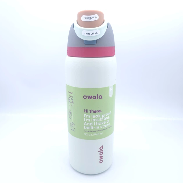 Термопляшка Owala FreeSip Creamsicle кремова 710 мл з нержавіючої сталі - Фото 2 Термопляшка Owala FreeSip Creamsicle кремова 710 мл з нержавіючої сталі - зображення 2