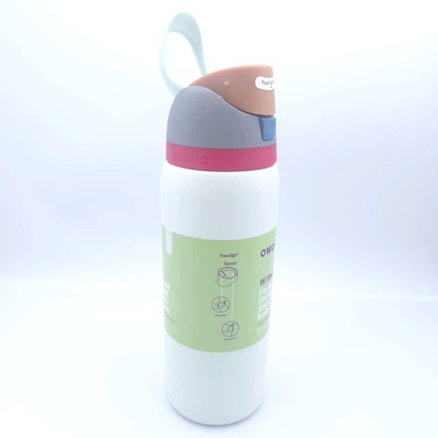 Термопляшка Owala FreeSip Creamsicle кремова 710 мл з нержавіючої сталі - Фото 3 Термопляшка Owala FreeSip Creamsicle кремова 710 мл з нержавіючої сталі - зображення 3
