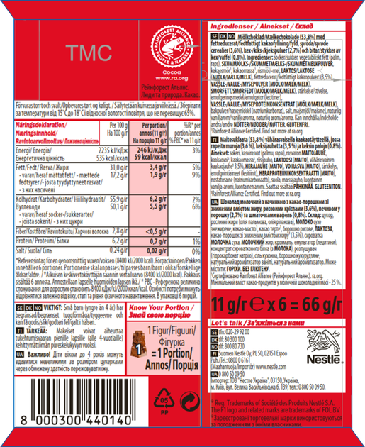 Шоколадные мини-фигурки KitKat в виде болидов Формула 1 66 г (8000300440140) - изображение 3