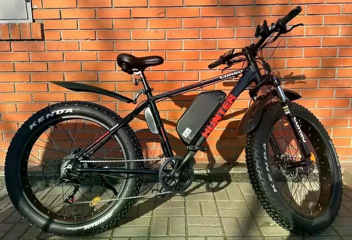 Электровелосипед Corso HUNTER 26 дюймов (500W, 48V, 15Ah) Черно-Красный - изображение 4