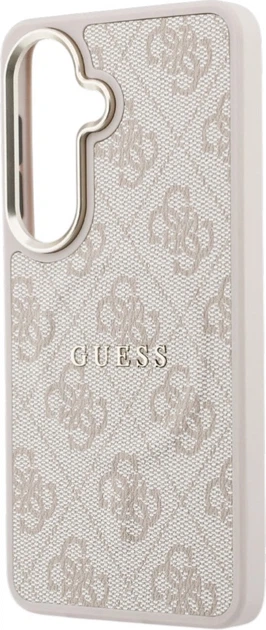 Etui plecki Guess 4G Embossed Ring MagSafe do Samsung Galaxy S26 Plus Pink (3666339613259) - obraz 6